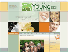 Tablet Screenshot of lisayoungdds.com